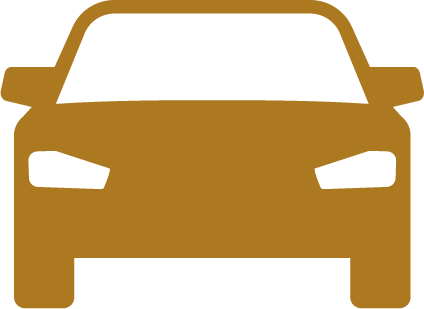 Auto loan icon image of a car